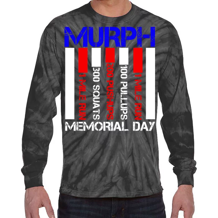 Murph Memorial Day Tie-Dye Long Sleeve Shirt