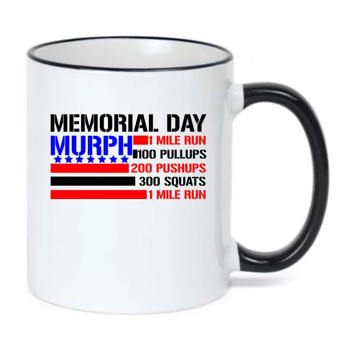 Murph Memorial Day 1 Mile Run Black Color Changing Mug