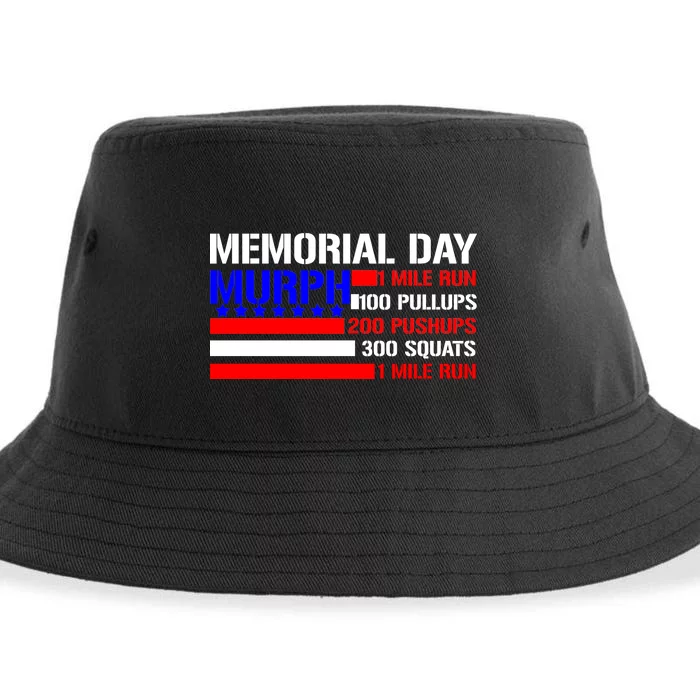 Murph Memorial Day 1 Mile Run Sustainable Bucket Hat