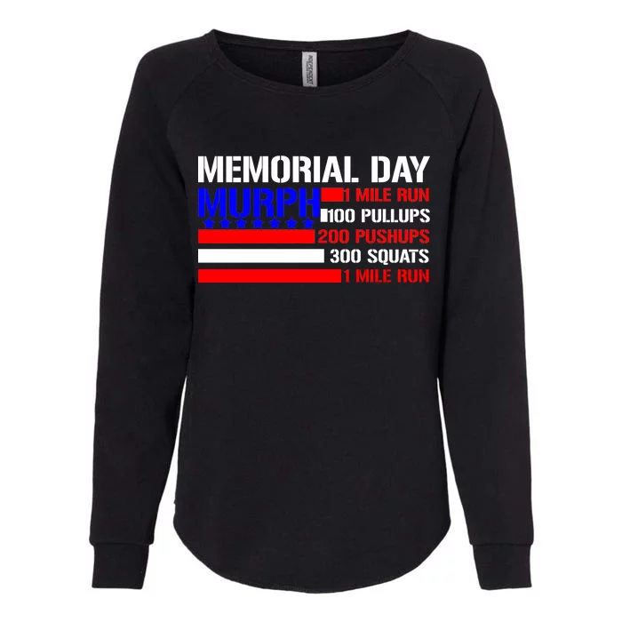 Murph Memorial Day 1 Mile Run Womens California Wash Sweatshirt