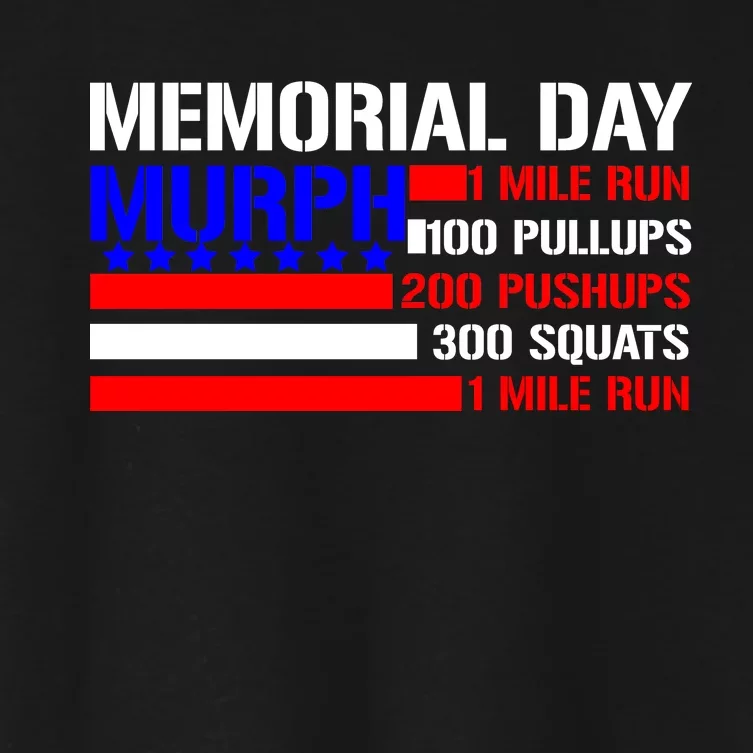 Murph Memorial Day 1 Mile Run Women's Crop Top Tee