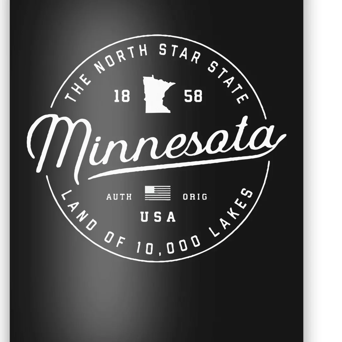 Minnesota  Us State Travel Vacation Mn Usa Poster