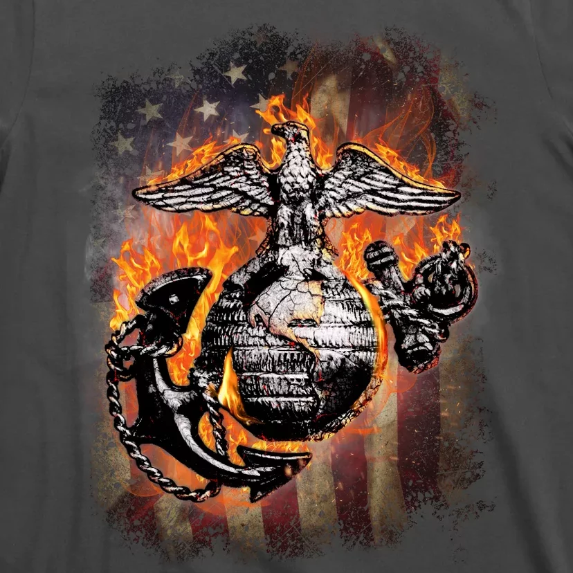 Marine USA Sign Flag T-Shirt