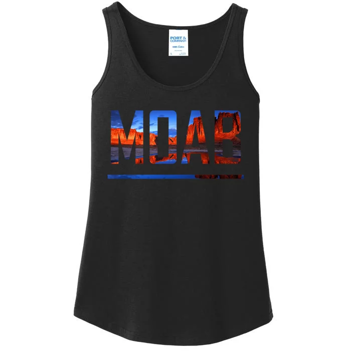 Moab, Utah Scenic Desert Adventure Ladies Essential Tank