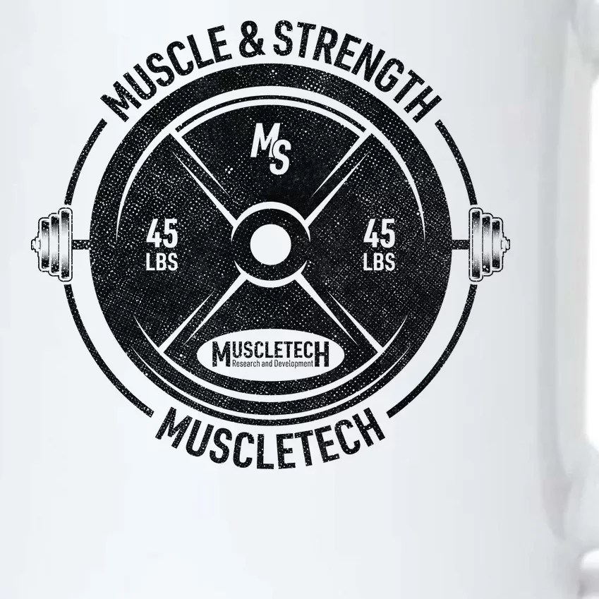 Muscle and Strength Muscletech Black Color Changing Mug