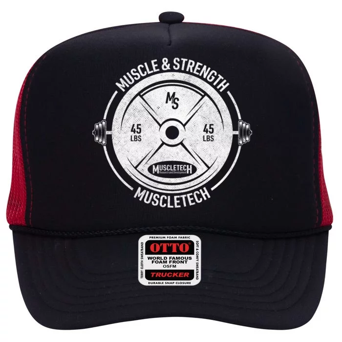 Muscle and Strength Muscletech High Crown Mesh Trucker Hat