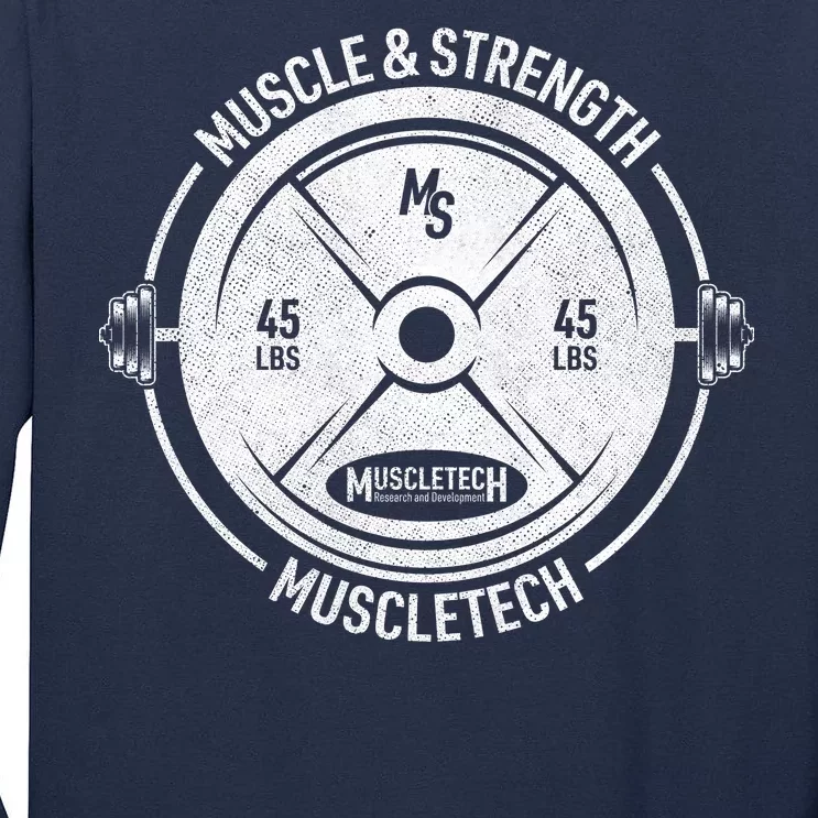 Muscle and Strength Muscletech Tall Long Sleeve T-Shirt