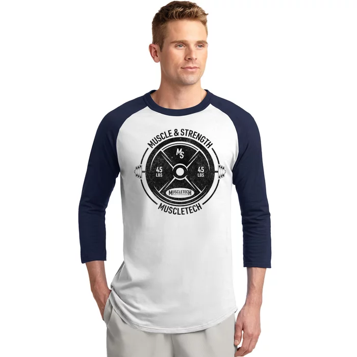 Muscle Muscletech Baseball Sleeve Shirt | TeeShirtPalace