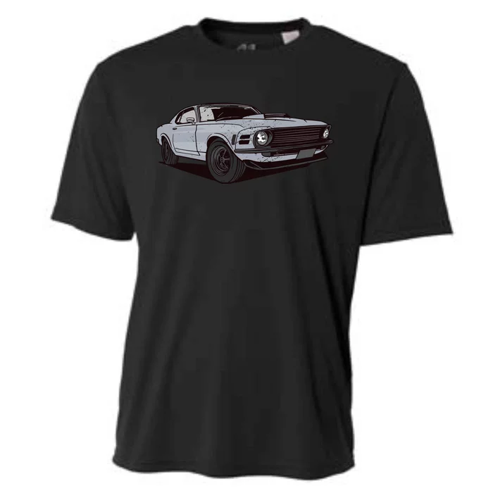 Muscle Race Car Cooling Performance Crew T-Shirt