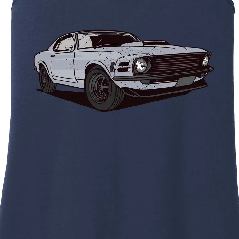 Muscle Race Car Ladies Essential Tank