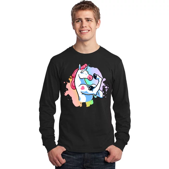 Muscle Unicorn Tall Long Sleeve T-Shirt