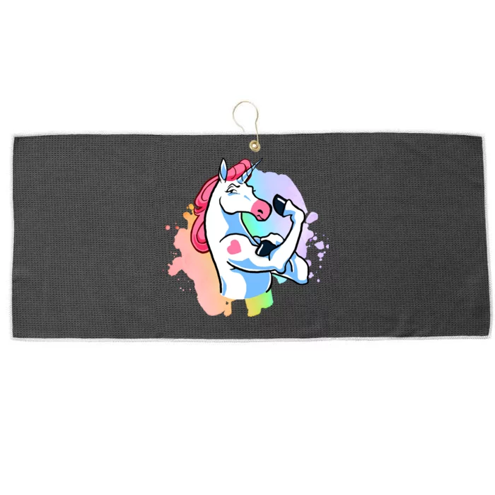 Muscle Unicorn Large Microfiber Waffle Golf Towel