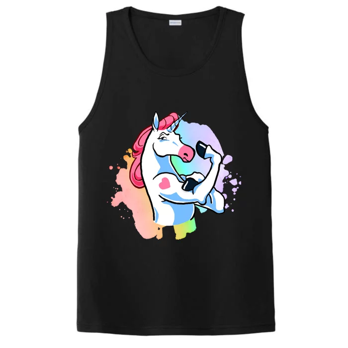 Muscle Unicorn Performance Tank