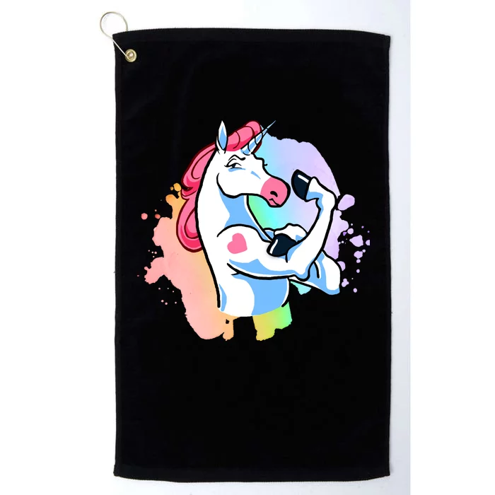 Muscle Unicorn Platinum Collection Golf Towel