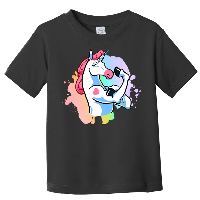 Muscle Unicorn Toddler T-Shirt