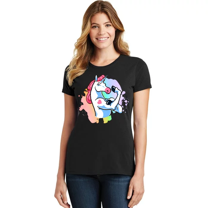 Muscle Unicorn Women's T-Shirt