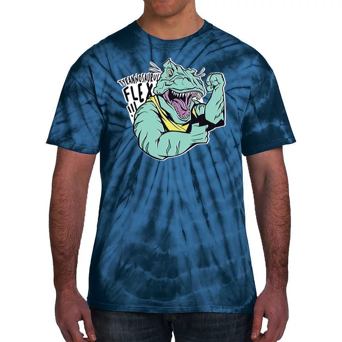 Muscular Trex Flex Tie-Dye T-Shirt