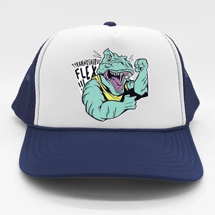 Muscular Trex Flex Trucker Hat