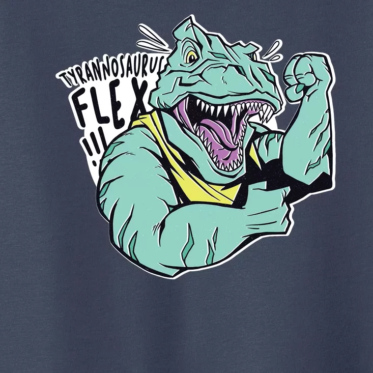 Muscular Trex Flex Toddler T-Shirt