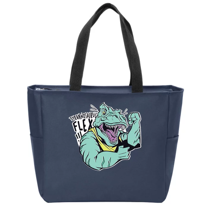 Muscular Trex Flex Zip Tote Bag