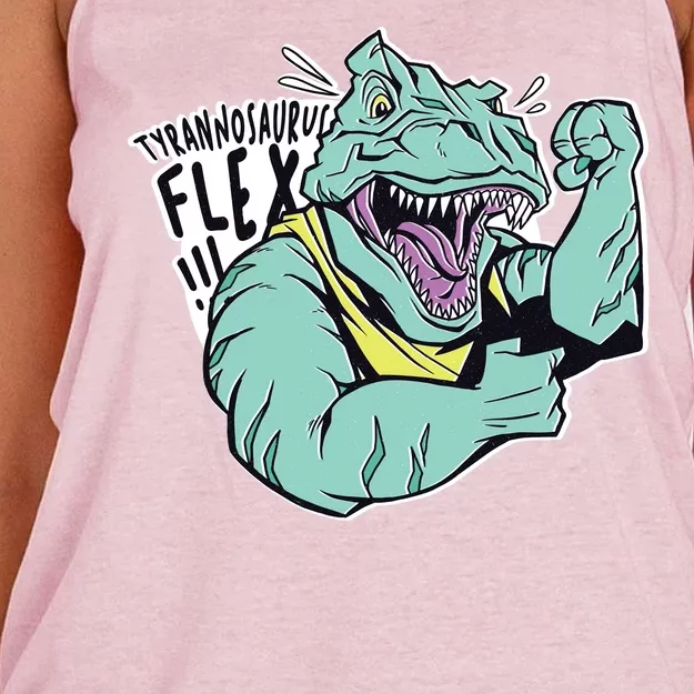 Muscular Trex Flex Women's Knotted Racerback Tank