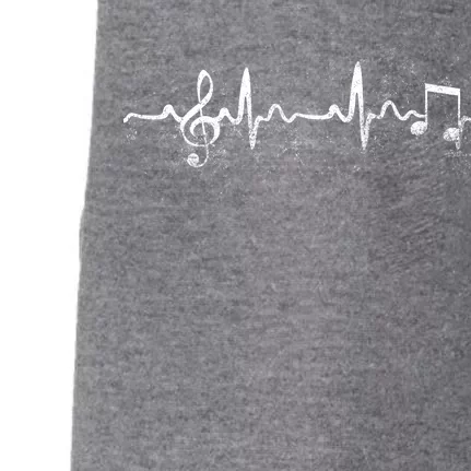 Music Heartbeat Pulse Doggie 3-End Fleece Hoodie