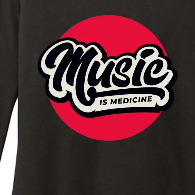 Music is Medicine Womens CVC Long Sleeve Shirt