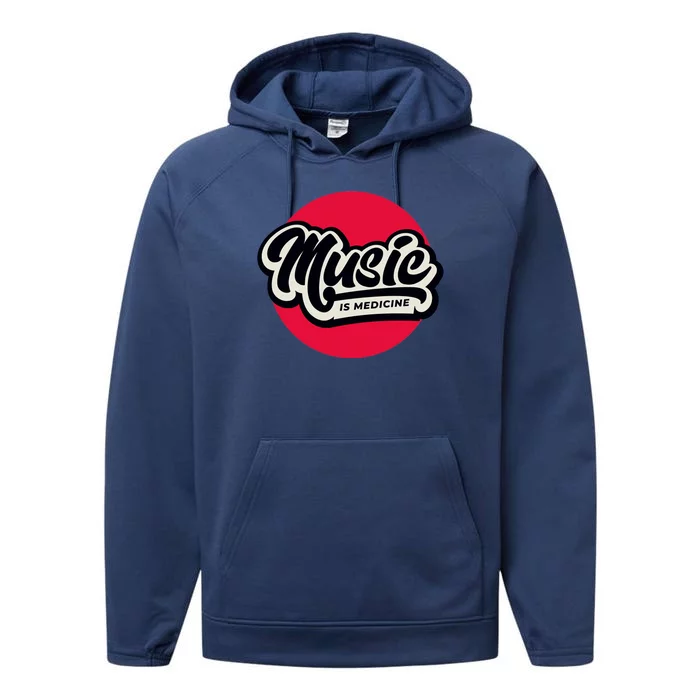 Music is Medicine Performance Fleece Hoodie