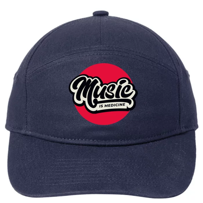 Music is Medicine 7-Panel Snapback Hat