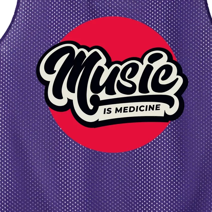 Music is Medicine Mesh Reversible Basketball Jersey Tank