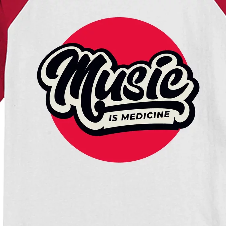 Music is Medicine Kids Colorblock Raglan Jersey