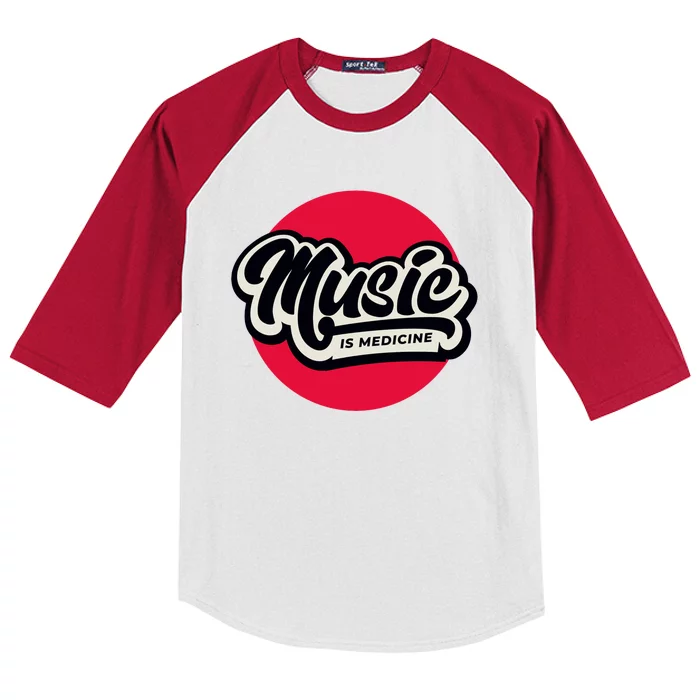 Music is Medicine Kids Colorblock Raglan Jersey