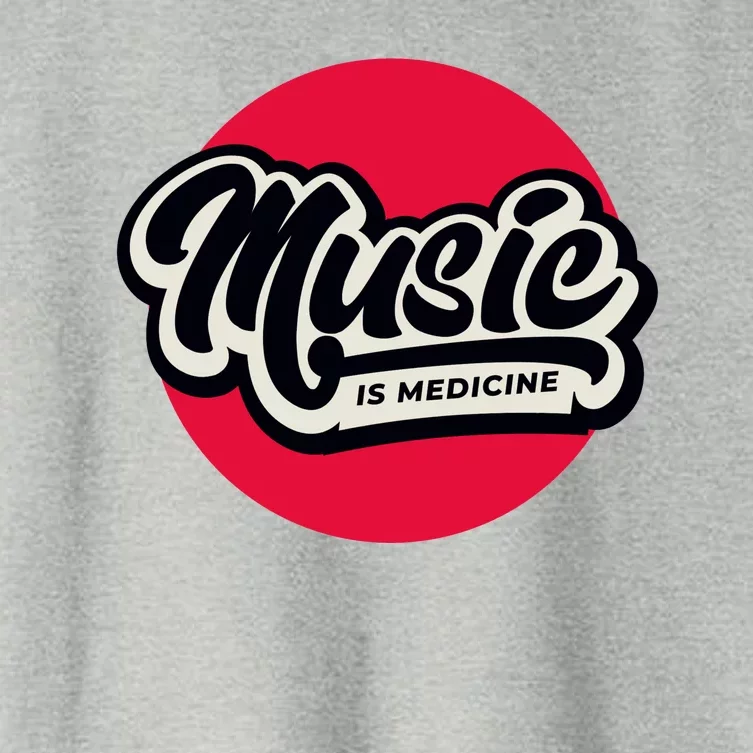 Music is Medicine Women's Crop Top Tee