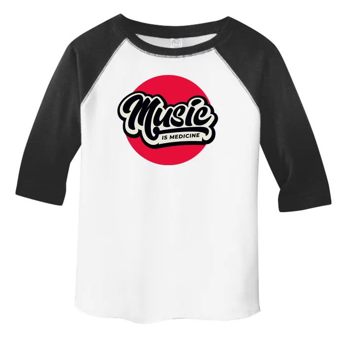 Music is Medicine Toddler Fine Jersey T-Shirt