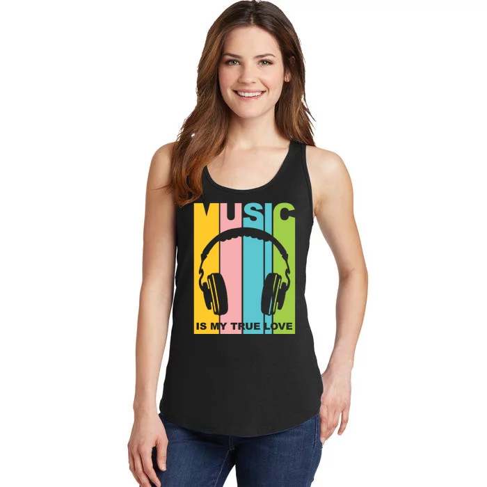 Music Is My True Love Ladies Essential Tank