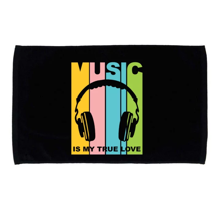 Music Is My True Love Microfiber Hand Towel