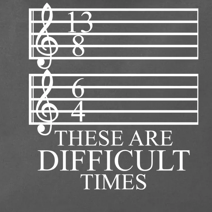 Music Teacher These Are Difficult Times Zip Tote Bag