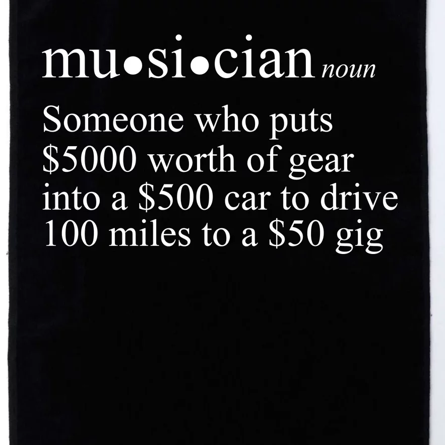 Musician Definition Platinum Collection Golf Towel