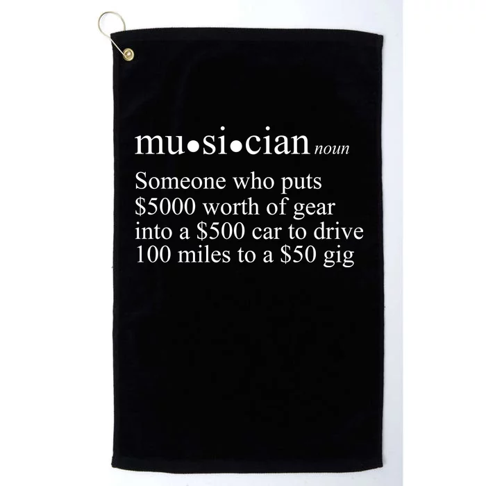 Musician Definition Platinum Collection Golf Towel