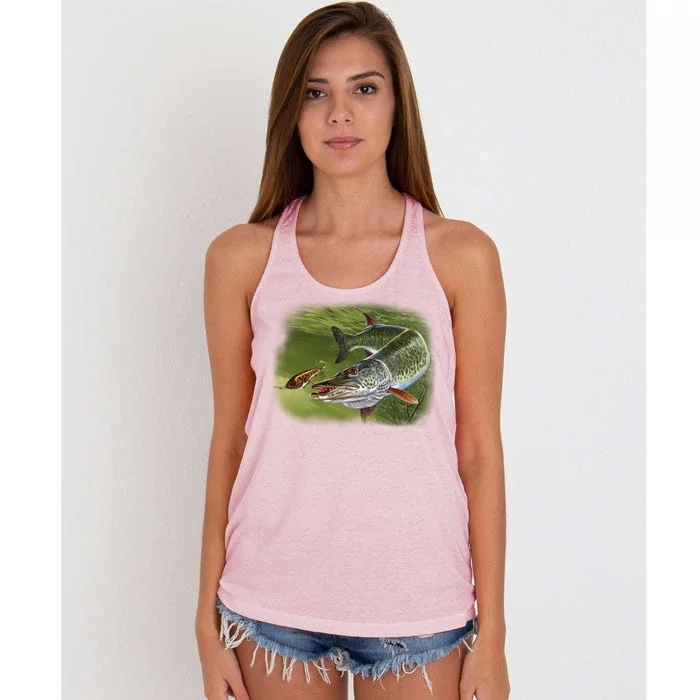 Muskie Women's Knotted Racerback Tank