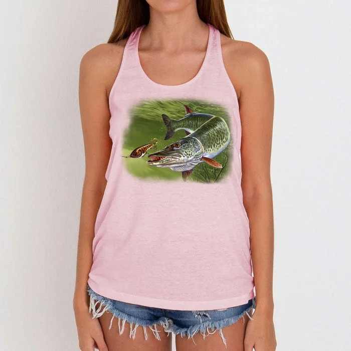 Muskie Women's Knotted Racerback Tank