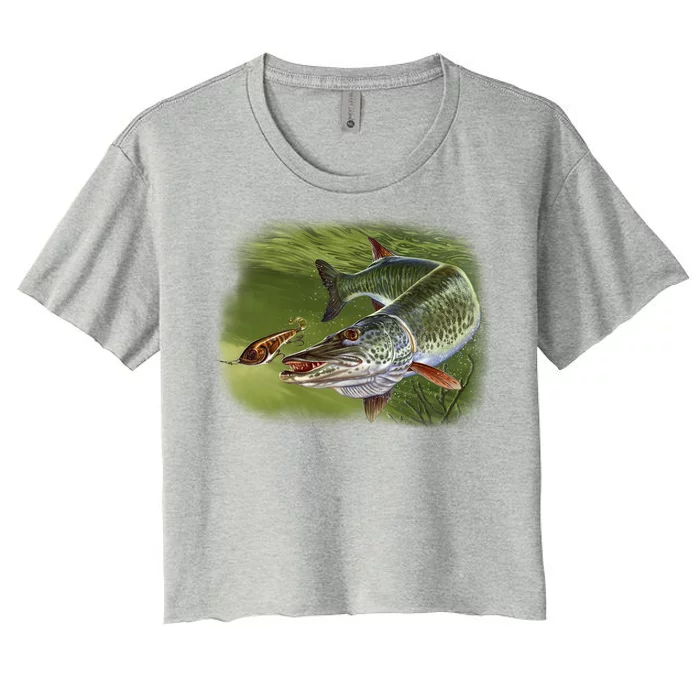 Muskie Women's Crop Top Tee