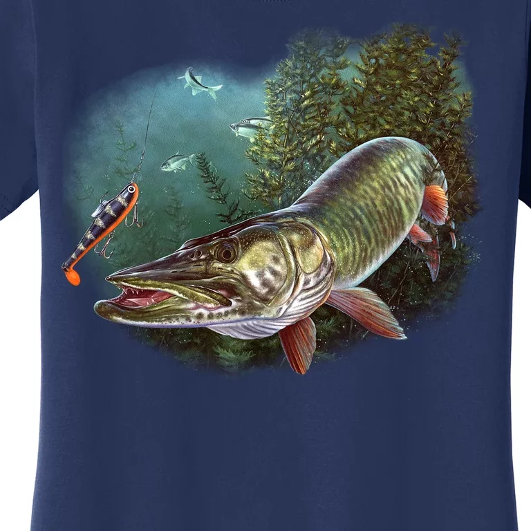 Musky Chase Fishing Women's T-Shirt