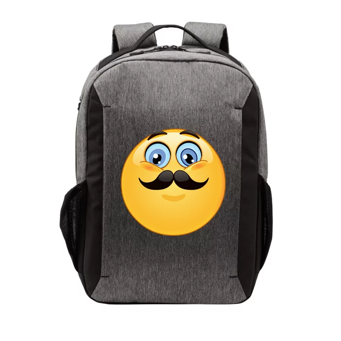 Mustache Emoji Smiley Face Vector Backpack