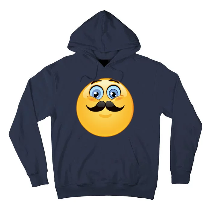 Mustache Emoji Smiley Face Tall Hoodie