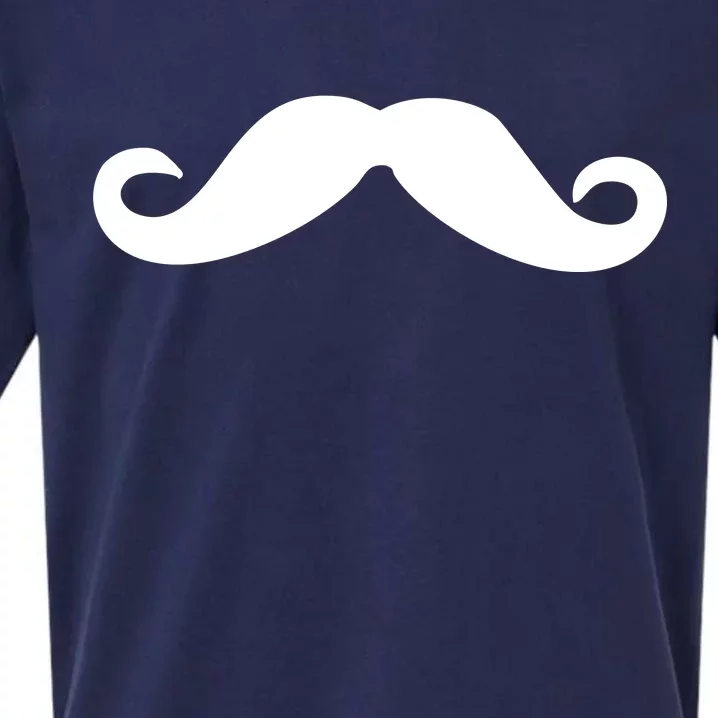 Mustache Logo Sueded Cloud Jersey T-Shirt