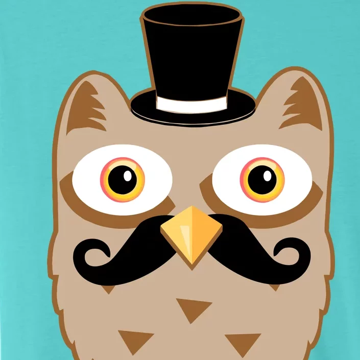 Mustache Owl With Hat ChromaSoft Performance T-Shirt