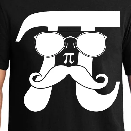 Mustache Pi Face Pajama Set