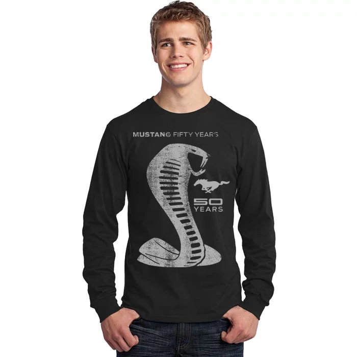 MUSTANG 50 YEARS COBRA - Official Tall Long Sleeve T-Shirt