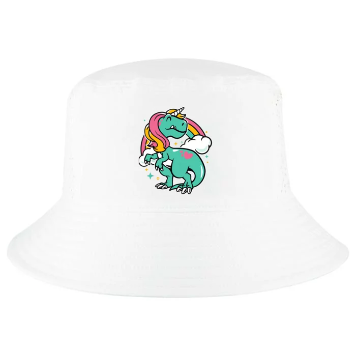 Majestic Unicornasaurus T Rex Unicorn Boy Girl Dinosaur Cool Comfort Performance Bucket Hat